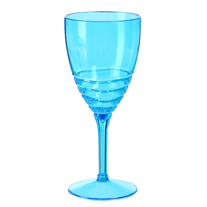 Lemon & Lime WAVE DECO WINE GOBLET 400ML
