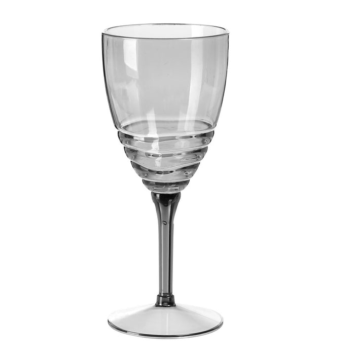 Lemon & Lime WAVE DECO WINE GOBLET 400ML