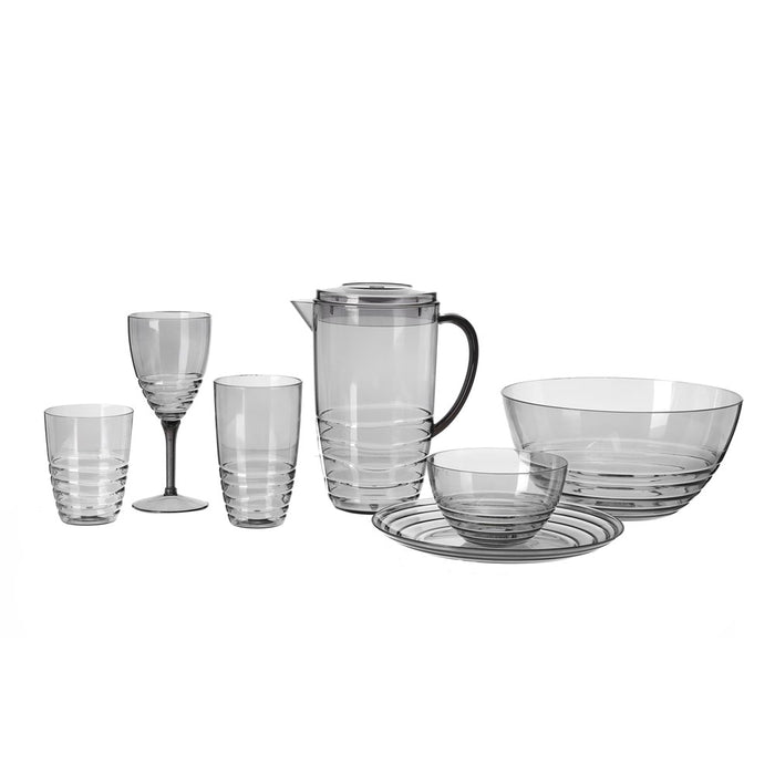 Lemon & Lime WAVE DECO WINE GOBLET 400ML