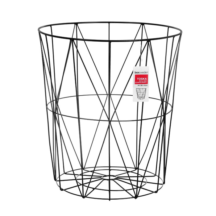 Boxsweden Wire Storage Basket 39X39X43Cm