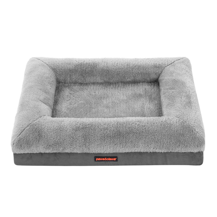 Paws & Claws WINSTON ORTHOPEDIC FOAM WALLED BED MED 70X50X17CM GREY