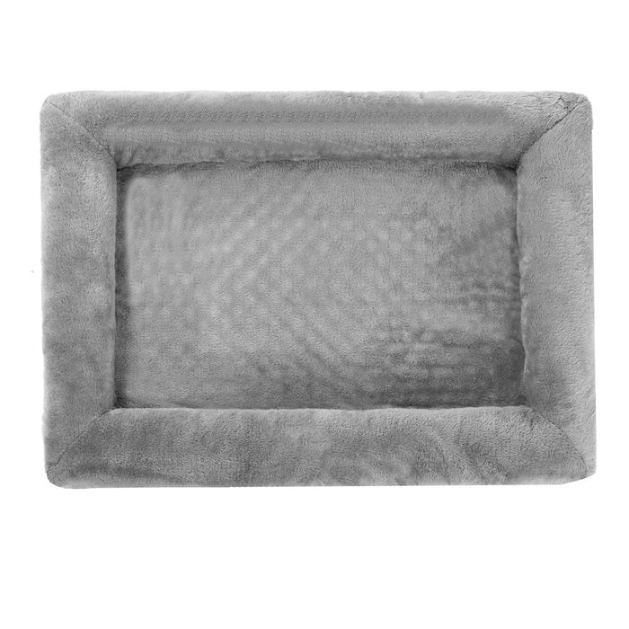 Paws & Claws WINSTON ORTHOPEDIC FOAM WALLED BED LGE 103X76X17CM GREY