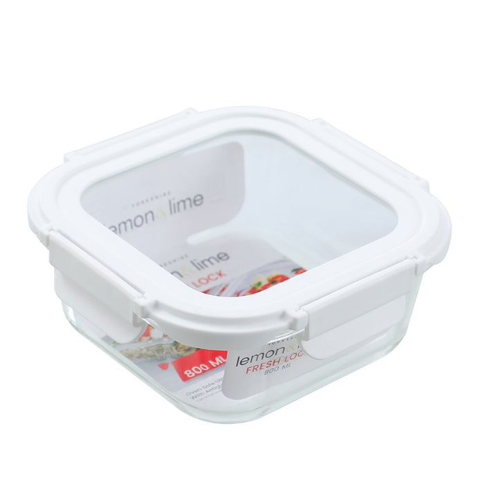 Lemon & Lime YORKSHIRE FRESH LOCK CONTAINER SQUARE 800ML