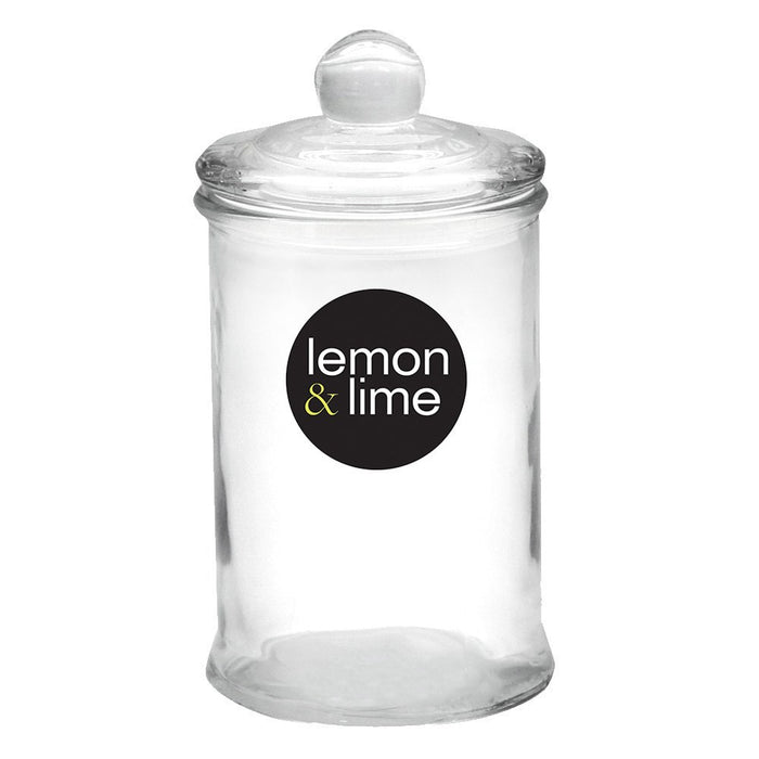 Lemon & Lime GLASS MULTIPURPOSE JAR 750ML 18X10CM