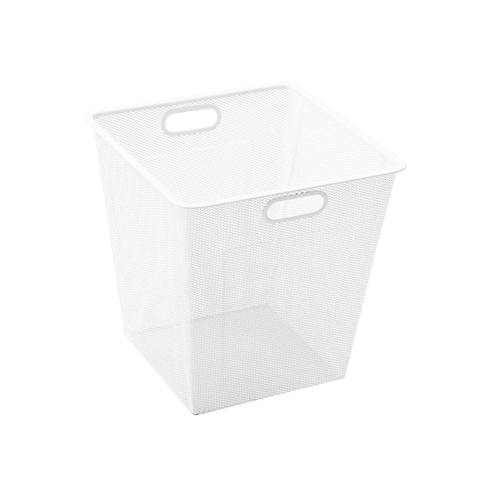 Boxsweden Mesh Storage Basket 33X33X33Cm White