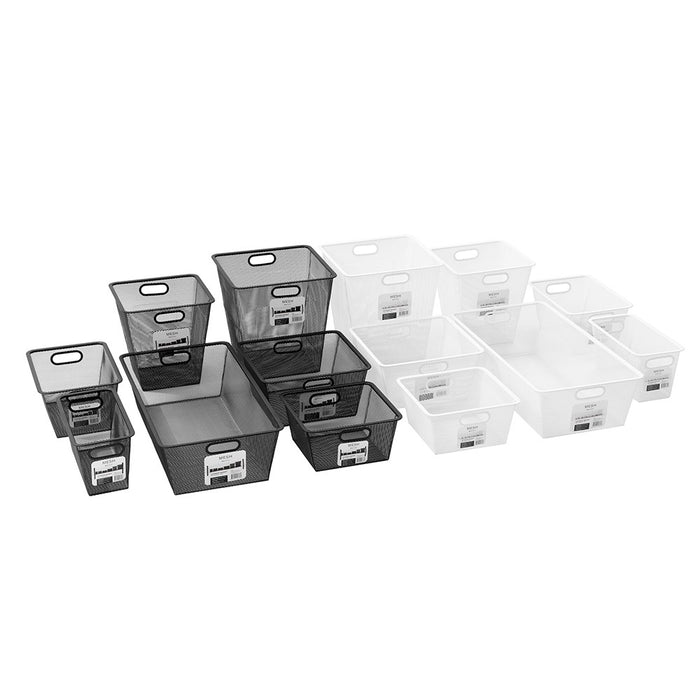 Boxsweden Mesh Storage Basket 33X33X33Cm White