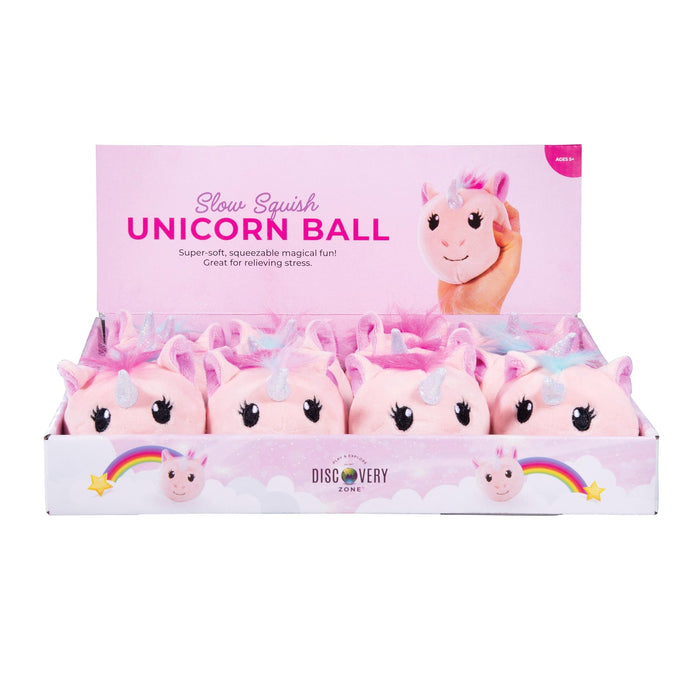 Discovery Zone Slow Squish Ball - Unicorn Pink