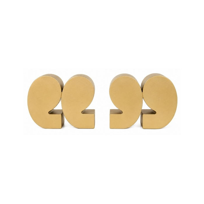 2 set Quote Mark Book Ends