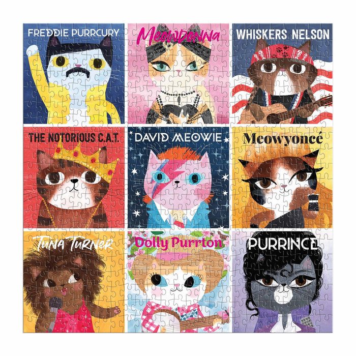 NSIMG-SHA256:e048dda1aed0f69fa24d3268cb49c888b27e57f621533e12f430c8338623dda6 · Isalbi Mudpuppy Music Cats Family Puzzle-500pc Multi-Coloured