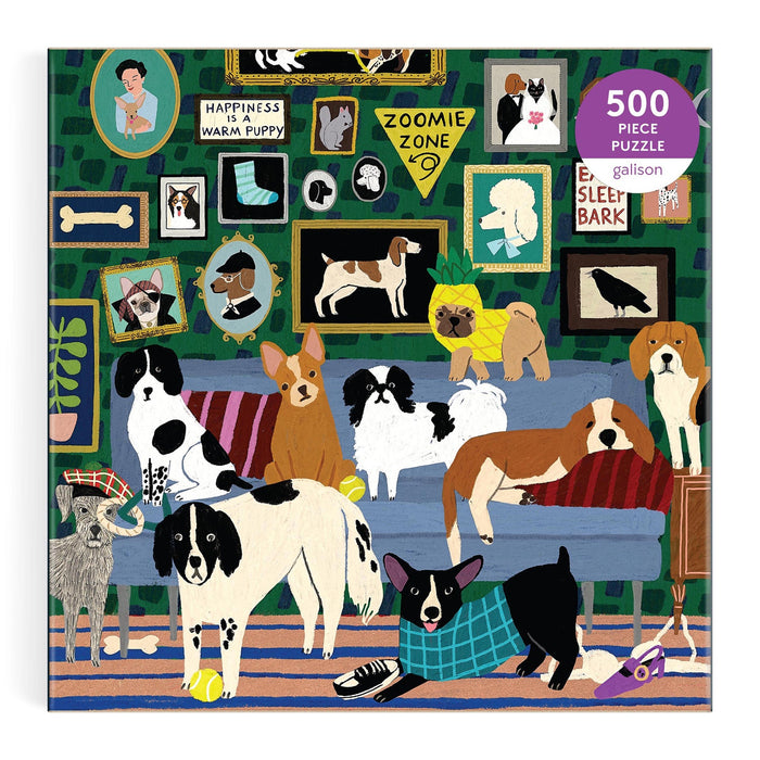 NSIMG-SHA256:c87ec745525fb5285200da471da873064d6ad7ec93dbd2d1a94290ee9f101b1e · Isalbi Galison Lounge Dogs Puzzle-500pc - Multi-Coloured