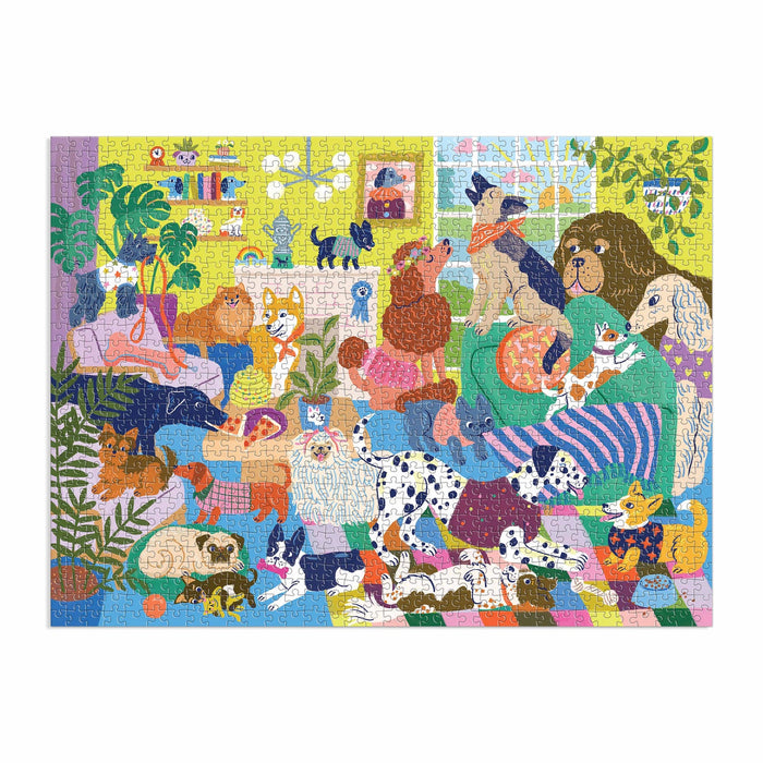 NSIMG-SHA256:7a32f1f776a4bd27228cedd0960a2db1caf06404f84a2aac2e9d9d852a3a06bb · Isalbi Mudpuppy Good Dog Club Family Puzzle - 1000pc Multi-Coloured