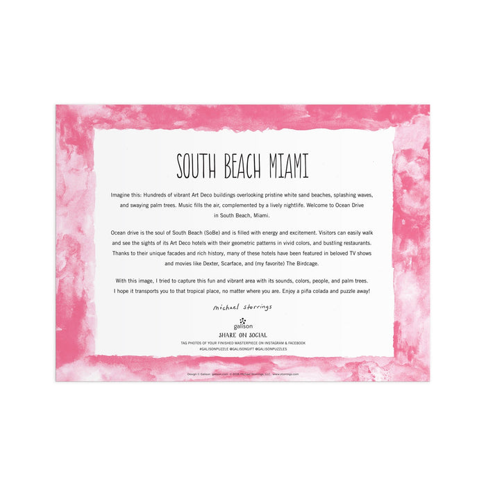 NSIMG-SHA256:ea013cbfaad318be2f70d366e8fc7b442cc28437c28f1eef521788d0a45b8ef1 · Isalbi Galison Storrings South Beach Miami Puzzle - 1000pcs Multi-Coloured