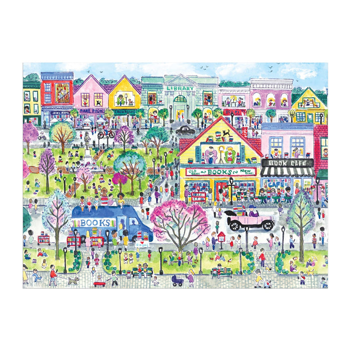 NSIMG-SHA256:2566b26c2238ecabbedd91f72f3911885edfa4c86abf2fd44ae85e22651844b9 · Isalbi Galison Storrings Book Town Puzzle - 1000pc Multi-Coloured
