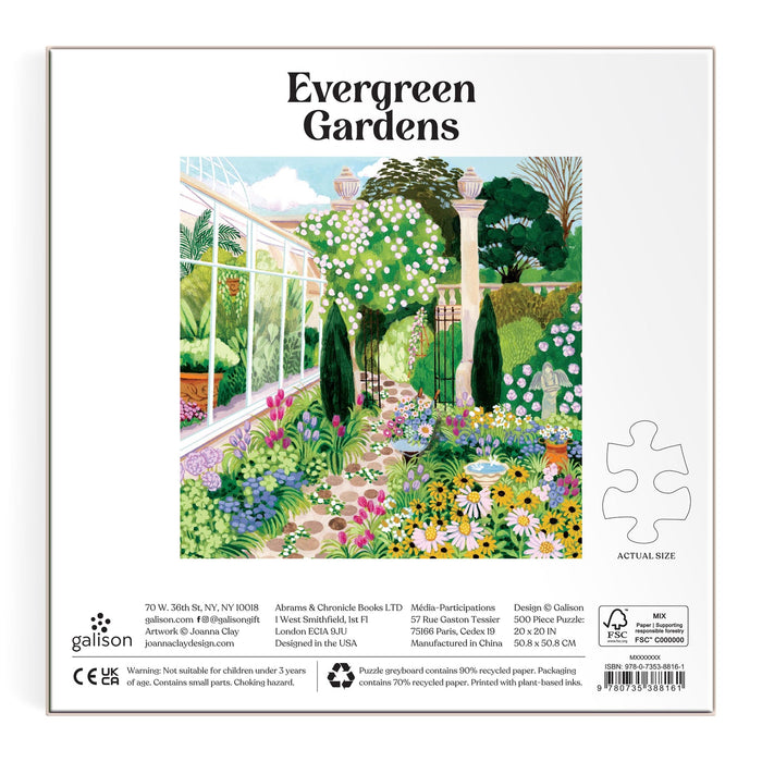 NSIMG-SHA256:5eb7d0629a72e34e6c6eb270c41ee0879beedc226c36f18c025fd1c0447d6581 · Isalbi Galison Evergreen Gardens Puzzle - 500pc Multi-Coloured