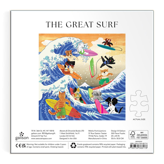 NSIMG-SHA256:dbafbf6e2ae46dd77b5a37b2b0c9bb8f19f43a550b92bacb3a0acfcb7f8d6614 · Isalbi Galison The Great Surf Puzzle - 500pc Multi-Coloured