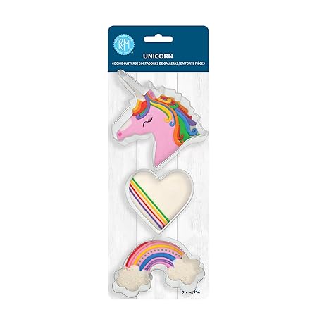 S/S UNICORN COOKIE CUTTER SET 3