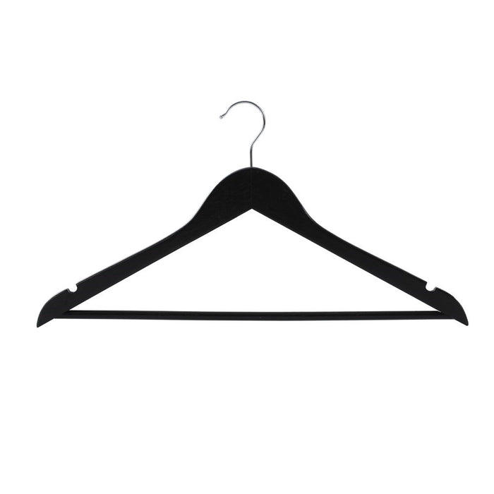 Boxsweden Hangit Wooden Hangers 44.5Cm 3Pk Black