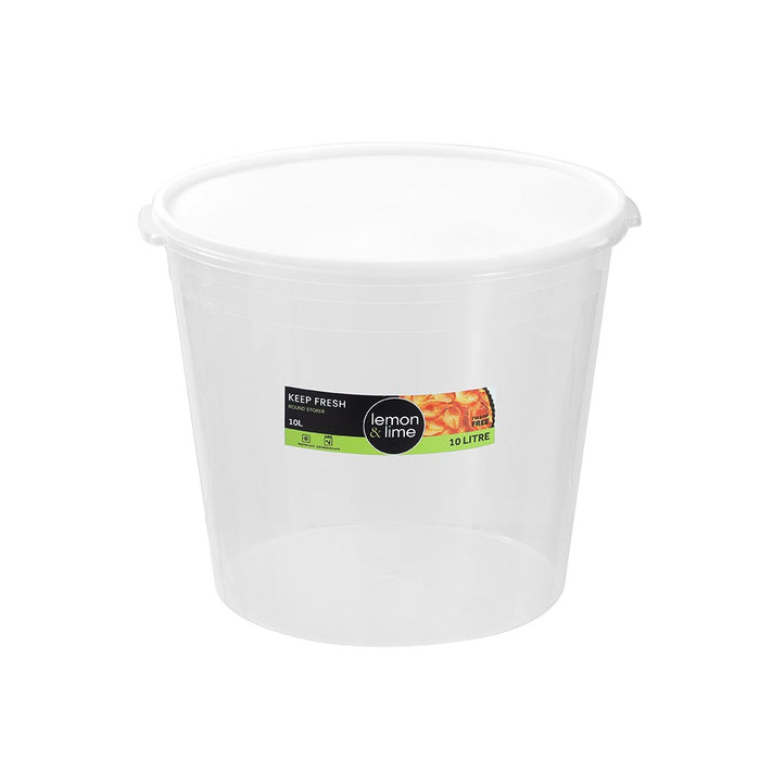Lemon & Lime KEEP FRESH ROUND STORER 10L