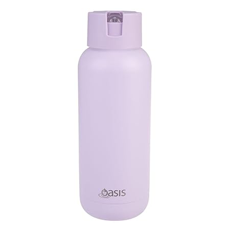 CERAMIC LINED S/S T/WALL INS. DRINK BOTTLE 1L ORCHID