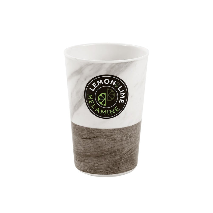 Lemon & Lime MATTE MELAMINE TUMBLER 300ML ENDWOOD MARBLE