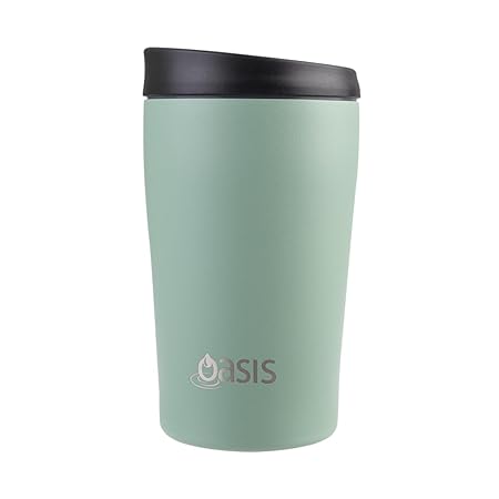 S/S D/WALL INS. TRAVEL CUP 380ML SAGE GREEN