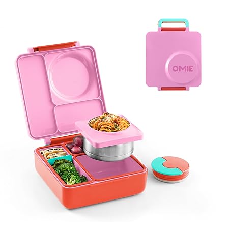 OMIEBOX HOT & COLD BENTO BOX PINK BERRY