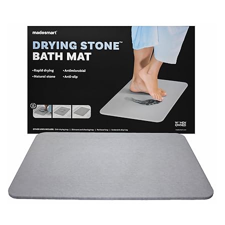 DRYING STONE BATH MAT 60 X 40CM