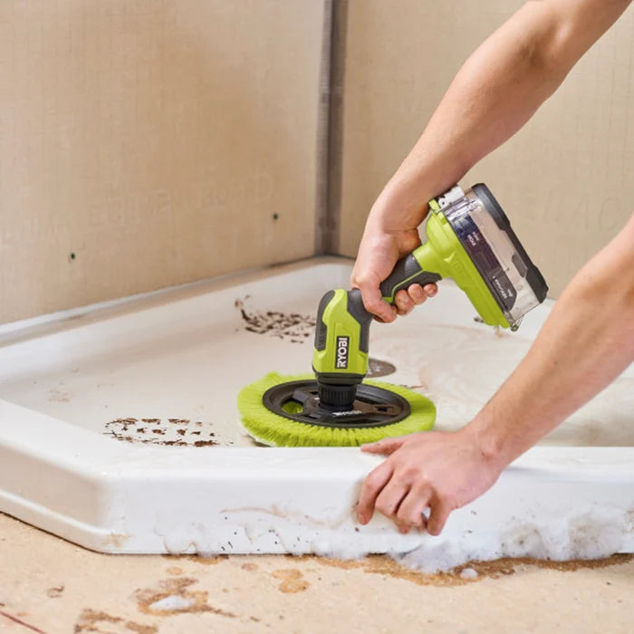 Ryobi ONE+ Cordless Compact Power Scrubber (Bare Tool) (Renewed)
