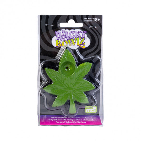 Wacky Bowlz Weed Leaf Mini Pipe