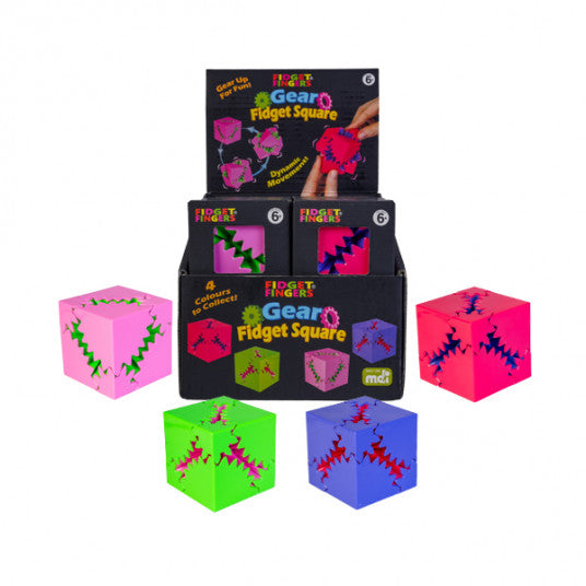 Square Fidget Gear