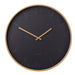 NSIMG-SHA256:7e28362249080aa6f57cee01c46458a4c331615f1161243426f77daff576fb99 · Isalbi Amalfi Modern Black Wall Clock Jet Black & Gold