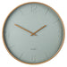 NSIMG-SHA256:38ee5a76cbf153f4b9beefe16f25d36dfe0d2885c55dfde416460db623c7e872 · Isalbi Amalfi Modern Green Wall Clock Pale Green & Gold