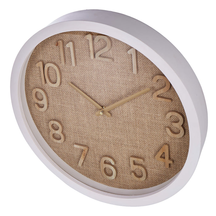 Isalbi Amalfi Cunene Weave Wall Clock Brown
