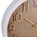 Isalbi Amalfi Cunene Weave Wall Clock Brown