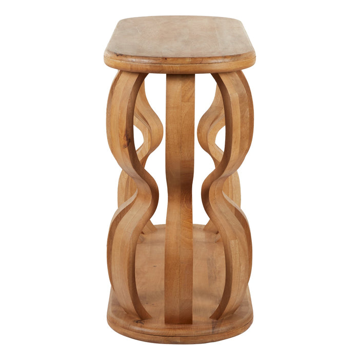 NSIMG-SHA256:ab29e78f354c97ee73ac931ccaddf0f8afdf26f0ff11208c742237a2130e0dce · Isalbi Amalfi Billow Console Table Brown
