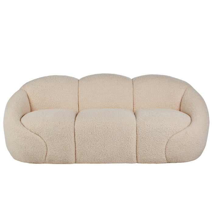 NSIMG-SHA256:4b377bdd0505a84ee107c595b0e544d722f894a33ad4c4216ab1d9deca831ced · Isalbi Amalfi Formes Teddy Bear Curved 3 Seater Sofa Off White