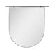 Isalbi Amalfi Arch Circle Wall Mirror Black