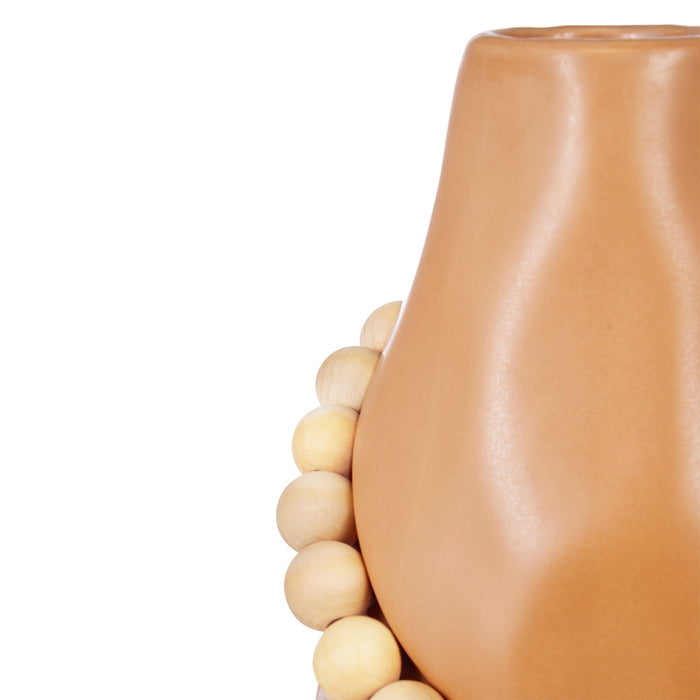 NSIMG-SHA256:cecff51210f5acf9a85015f0640ecc015eabfd7b9ec6189a516bdc493efe9df3 · Isalbi Amalfi Lorna Ceramic Vase With Wood Terracotta