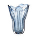 Isalbi Amalfi Wavy Glass Vase Blue