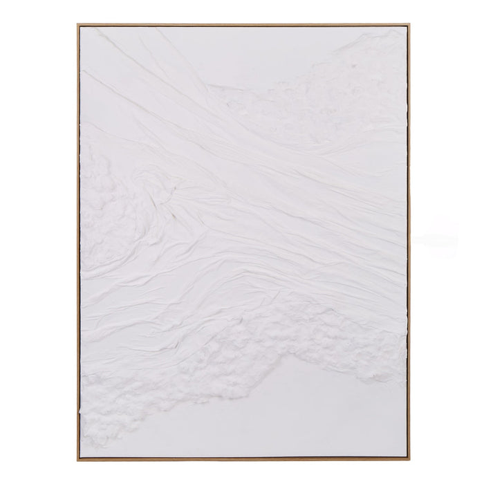 Isalbi Amalfi Amira Hand Painted Wall Art White