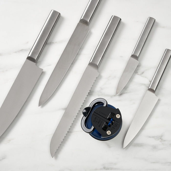 NSIMG-SHA256:16ffe4ac7c3ebc5fa6c6d75912c97036afc268668af9640765c666d7cbc2f158 · Isalbi AnySharp Classic Knife Sharpener Blue & Black