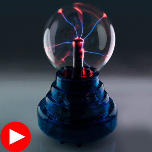 Battery Operated 3-inch Plasma Ball with Blue Base