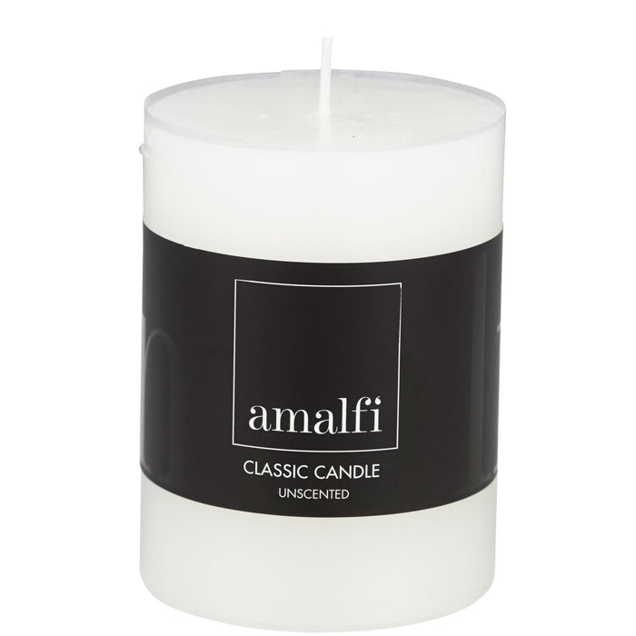 NSIMG-SHA256:6e748cbb8d42662b67485e272fce11295aefb5adc3667b0192a786cc48b4fa2c · Isalbi Amalfi Classic Unscented Pillar Candle White 7.5x7.5x10cm
