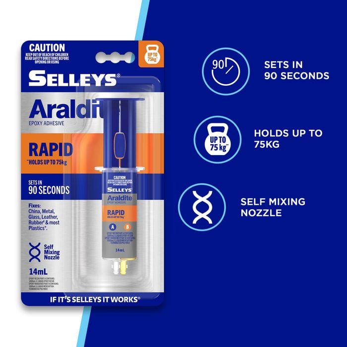 Selleys 14mL Araldite Rapid Epoxy Adhesive