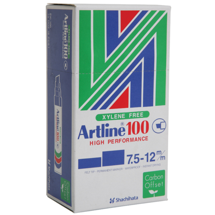Dy-Mark Artline Marker 100 Black, Artline Marker 400XF White, 70 Black