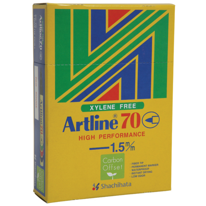 Dy-Mark Artline Marker 100 Black, Artline Marker 400XF White, 70 Black