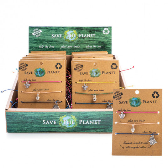 Save the Planet Charm Bracelet Set