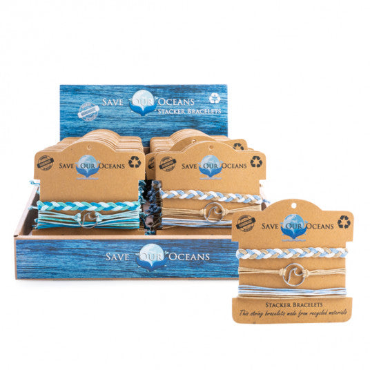 Save Our Oceans Stacker Bracelet Set