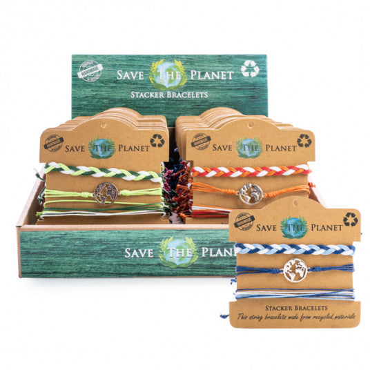 Save the Planet Stacker Bracelet Set