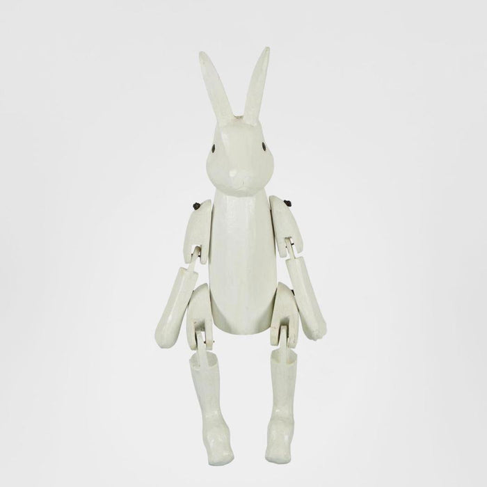 White Rabbit Puppet Small